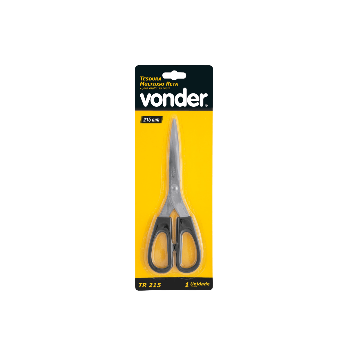 Tesoura para Uso Geral Reta TR215 Vonder