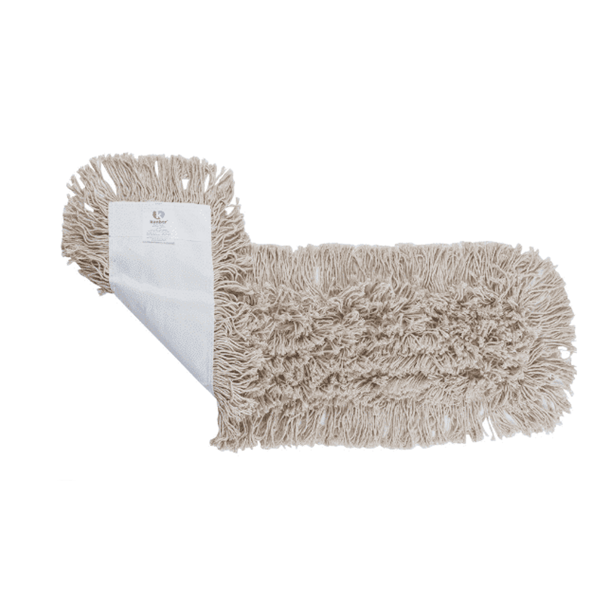 Refil Mop Pó Algodão Ponta Cortada Branco 120cm Kunber