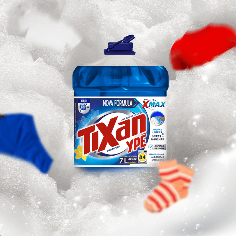 Lava-Roupas Liquido Profissional Galao de 07 Litros Tixan Ype 103354
