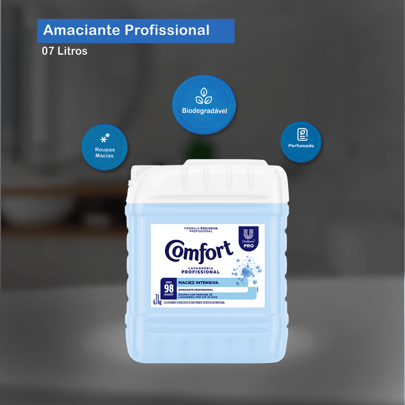 Amaciante Lavanderia Profissional Perfumado 7L Comfort 102706