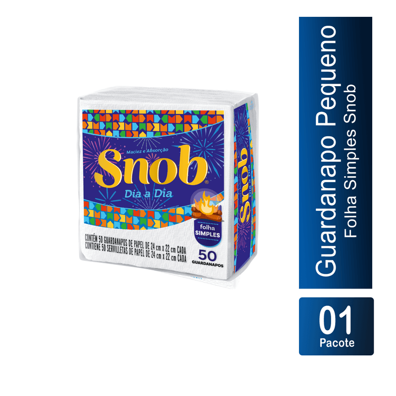 Embalagem Comemorativa Papel Toalha Limpeza Domestica e Alimenticia Snob 113000