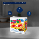 Guardanapo Pequeno Folha Simples com 50 Unidades Santepel 101187