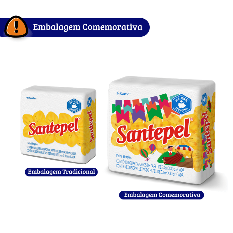 Embalagem Comemorativa Papel Toalha Folha Simples 101186
