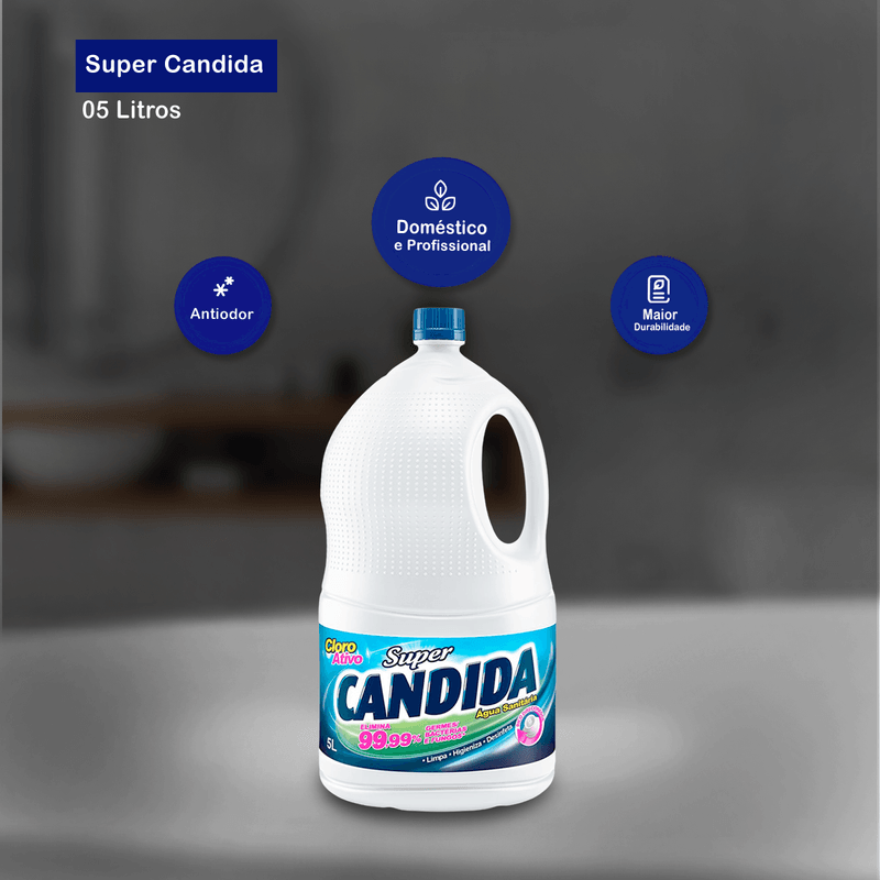 Super Candida Limpeza Profissional e Domestico 5L 107194