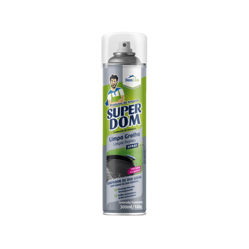 Limpa Grelha Aerossol Super Dom 300ml Don Line 105459