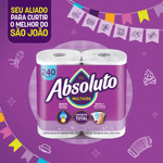 Papel Toalha Multiuso Folha Dupla 2x120 Absoluto 106408