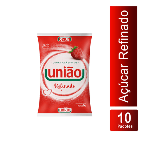 Açúcar Refinado Fardo 10x1kg União