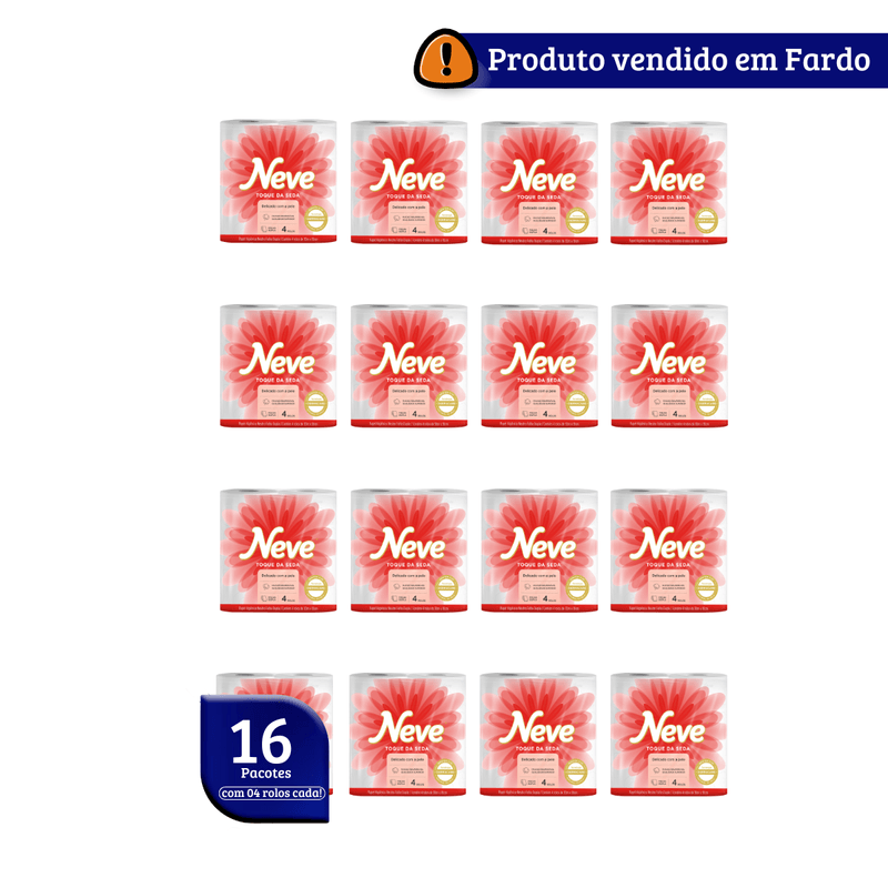 Fardo Papel Higienico Folha Tripla 30m 16x4 Neve 100650