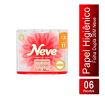 Papel Higienico Toque de Seda Folha Dupla com 12 unidades Neve 105539