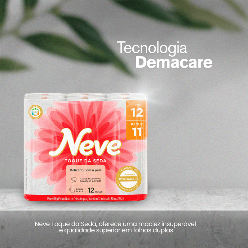 Papel Higienico Dermacare Folha Dupla com 12 unidades Neve 105539 -2-