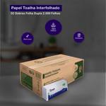 Papel Higienico 100- Celulose Interfolhado 12 Rolos 107481