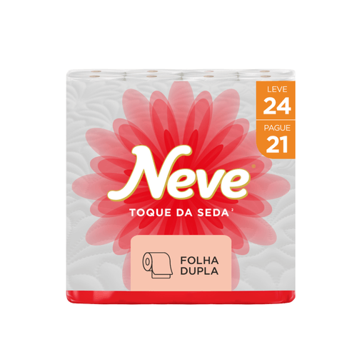 Papel Higiênico Folha Dupla 30m Leve 24 Pague 21 Neve