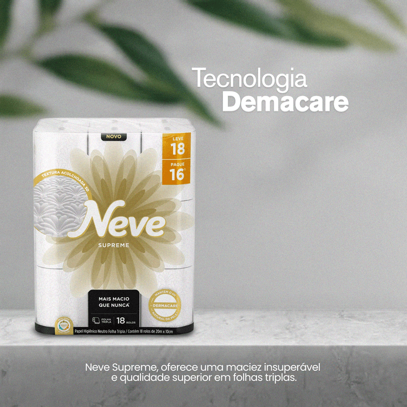 Fardo Papel Higienico Supreme Neve 105536