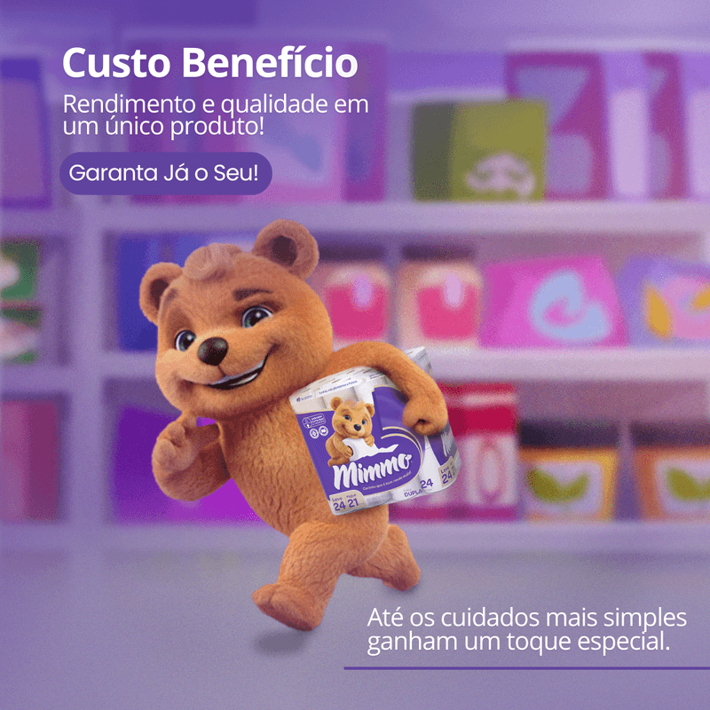 Papel Higienico Folha Dupla Leve 24 Pague 21 Mimmo 105676