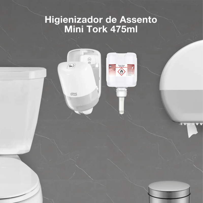 Higienizador de Assento Sanitario Refil 475ML Tork 107492