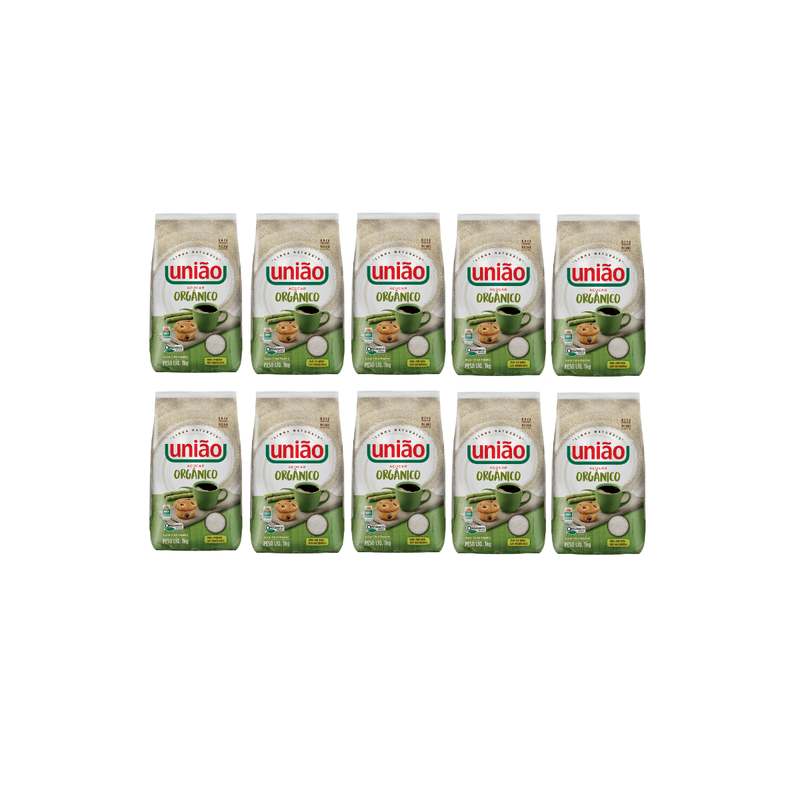 Acucar Cristal Organico 10x1kg Uniao 104906