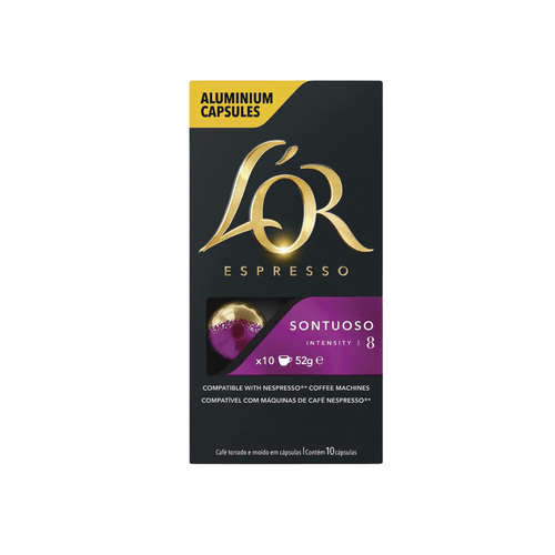 Cápsula de Café Espresso Sontuoso 10x5,2g L'or