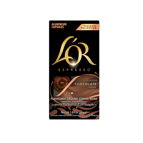 Cápsula de Café Espresso Chocolate 10x5,2 L'or