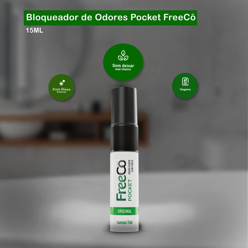 Bloqueador de Odores Pocket Vegano Freeco 15ml 105247