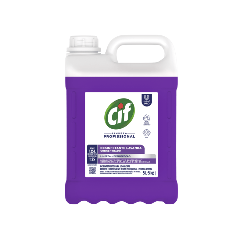 Desinfetante Concentrado Lavanda 5L Cif 103816