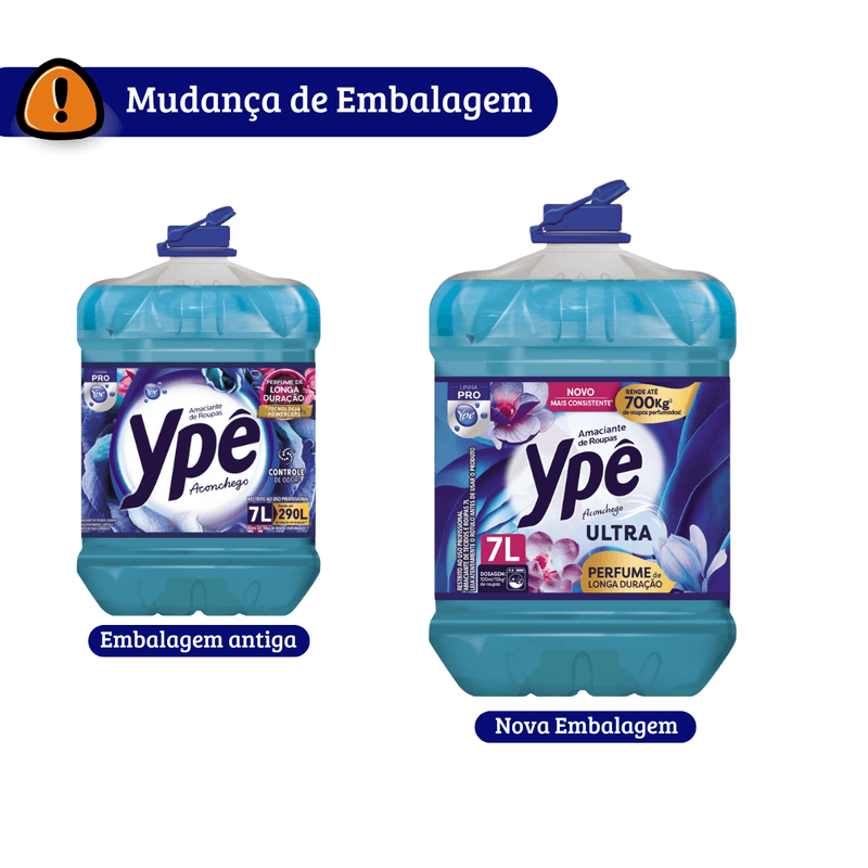 Amaciante de Roupas Perfumado 7L Aconchego Ype Pro 105026