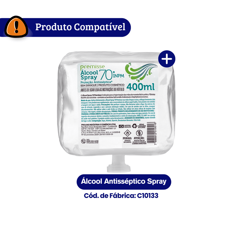 Saboneteira Compacta 400ml Premisse 105945