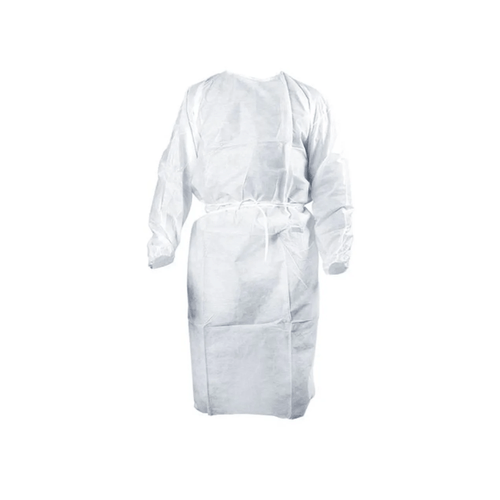 Avental TNT Manga Longa 40g Branco 10 unidades Anadona