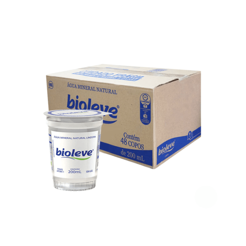 Água Mineral Sem Gás Copo 48x200ml Bioleve