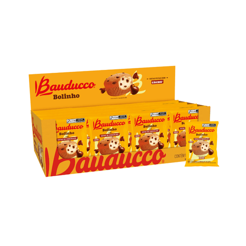 Bolinho Gotas de Chocolate 16x40g Bauducco