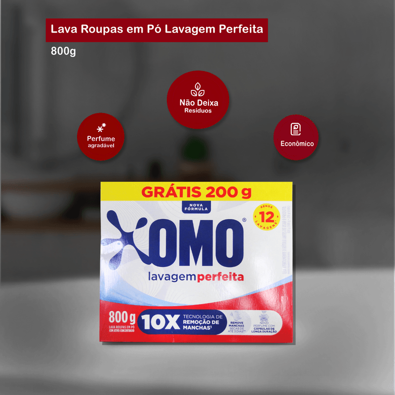 Sabao em Po 800g Promocao Omo 103244