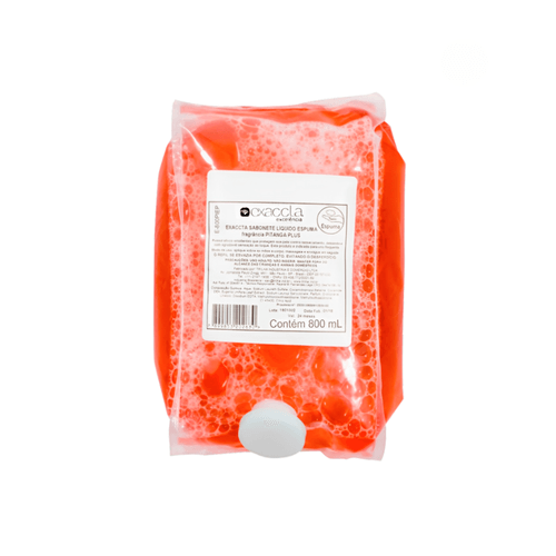 Sabonete Espuma Refil Pitanga 800ml Exaccta Plus Trilha
