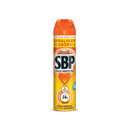 Inseticida Aerossol Multi Insetos Citronela Embalagem Econômica 380ml SBP