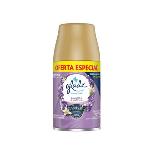 Odorizador Automatic Refil Lavanda e Vanilla 260ml Glade