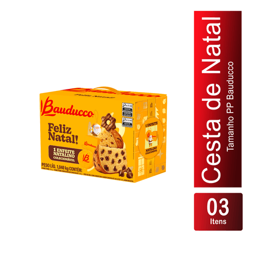 Cesta de Natal PP 2025 Bauducco
