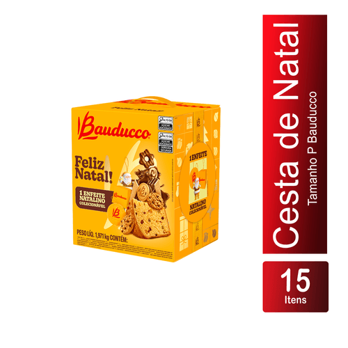 Cesta de Natal P 2025 Bauducco