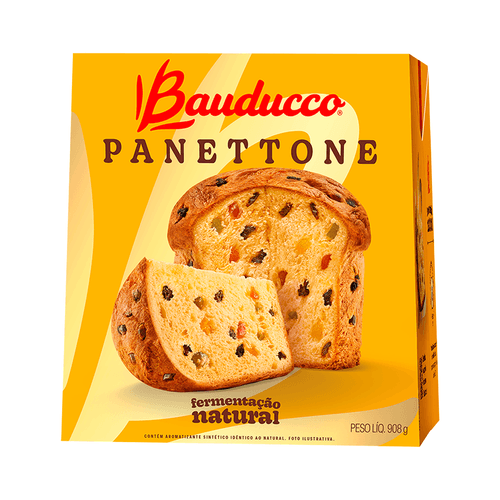 Panettone de Frutas Cristalizadas 908g Bauducco