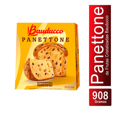 Panettone de Frutas Cristalizadas 908g Bauducco