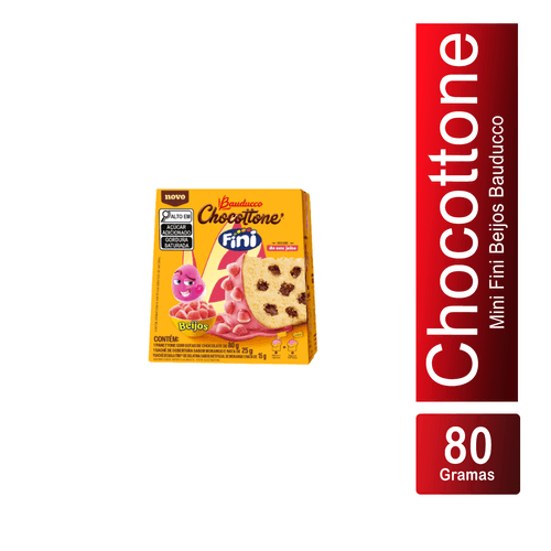 Chocottone Mini Fini Beijos 80g Bauducco