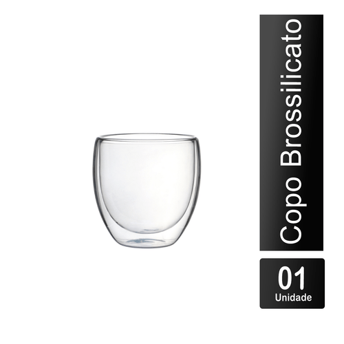 Copo de Vidro Borossilicato 80ml Nobre