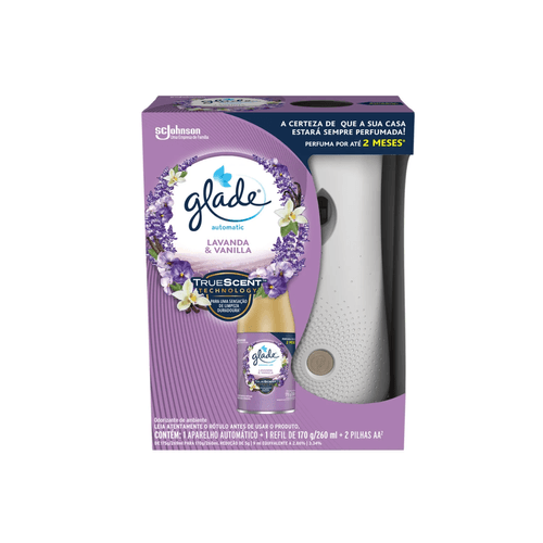 Odorizador Automatic Aparelho Lavanda & Vanilla 260ml Glade