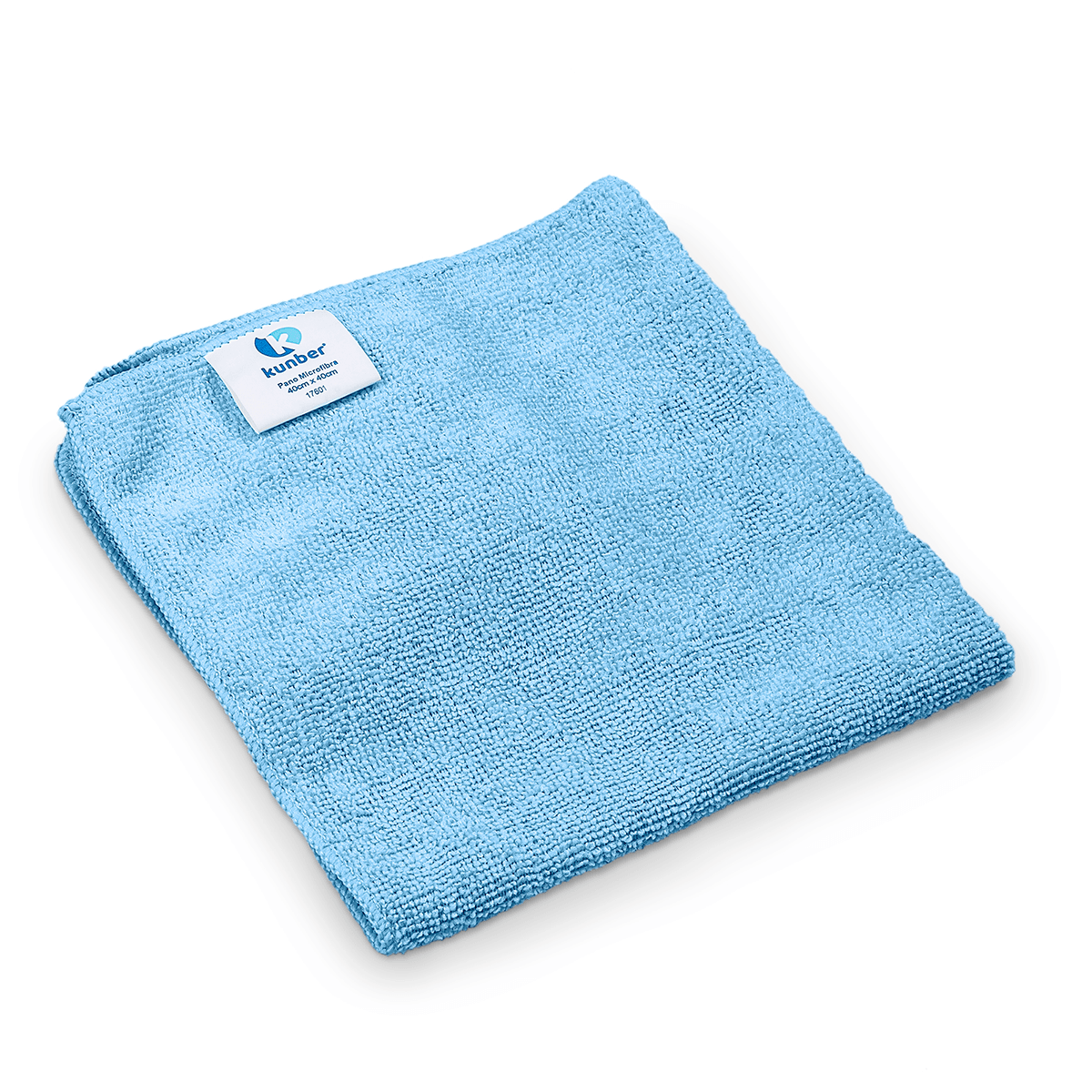 Pano de Microfibra 30x30cm Azul Kunber
