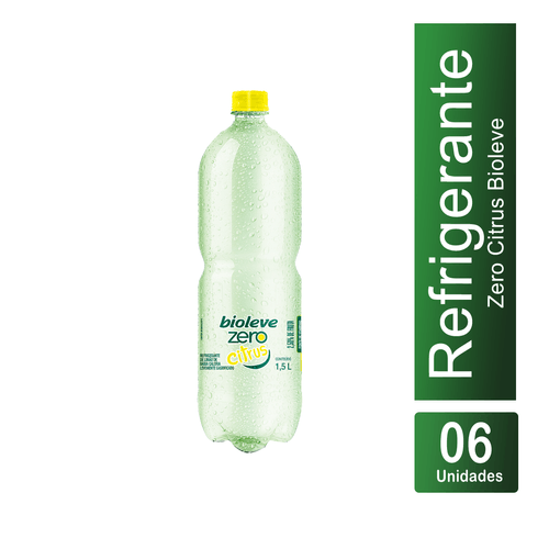 Refrigerante Zero Citrus Fardo 6x1,5L Bioleve