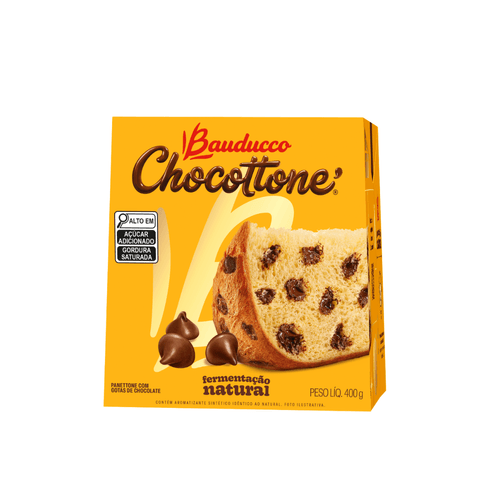 Chocottone com Gotas de Chocolate 400g Bauducco