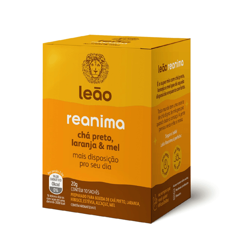Chá Funcionais Reanima 10x2g Leão