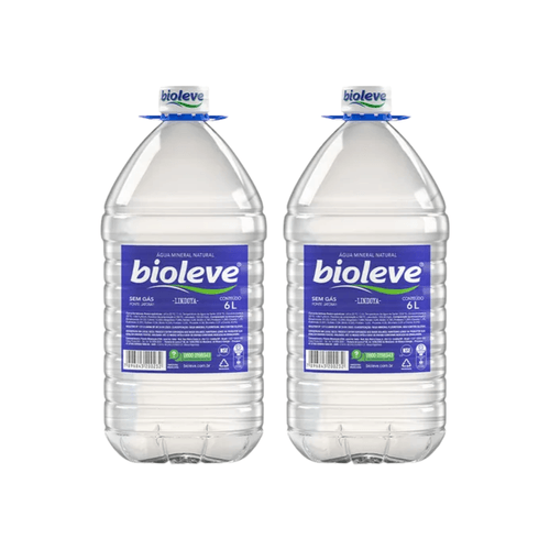 Água Mineral Sem Gás com 2 Unidades de 6L Bioleve