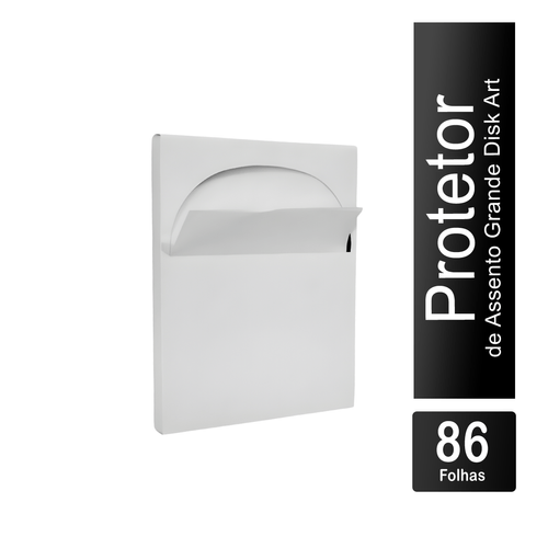 Protetor de Assento Sanitário Grande com 86 Folhas Disk Art
