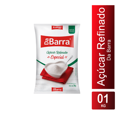 Açúcar Refinado 1kg Da Barra