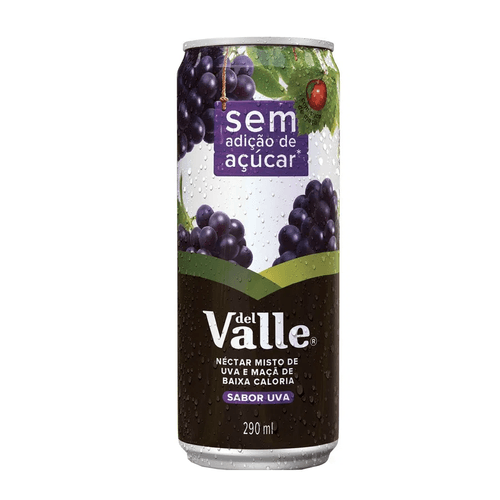 Suco de Uva Lata Fardo 6x290ml Del Valle