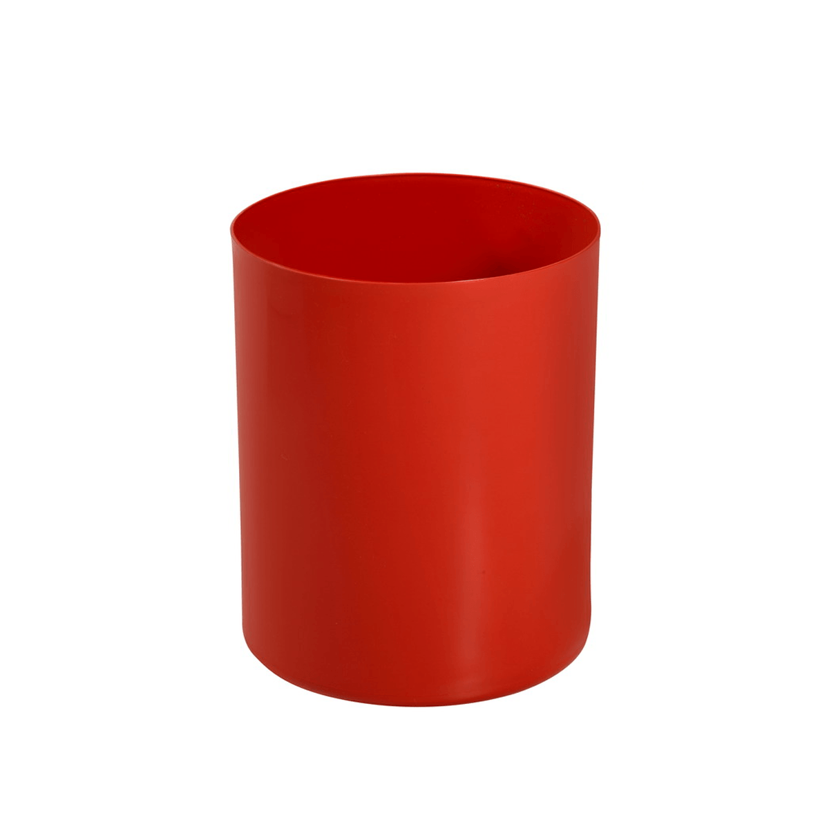 Cesto Plástico 12L Sem Tampa Vermelho Jsn
