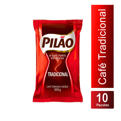 Café Almofada Tradicional Fardo 10x500g Pilão